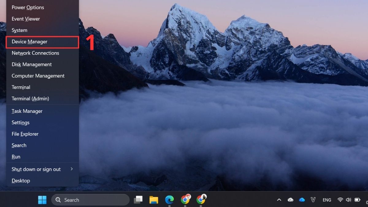 Cách sửa nút tăng giảm âm lượng laptop Dell không bấm được bằng cách cài lại keyboard driver - bước 1