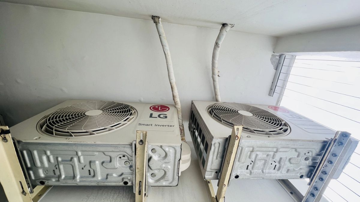 Quan sát cục nóng có hoạt động không