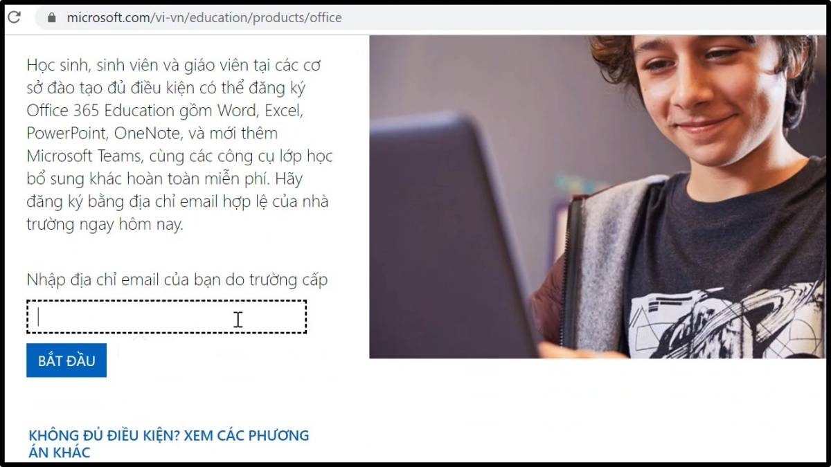 Cách nhận 1TB OneDrive miễn phí vĩnh viễn - bước 1