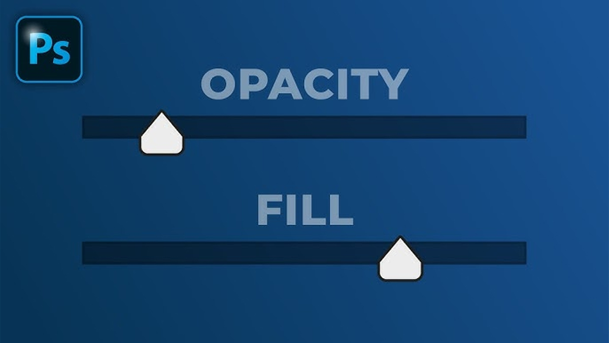 Sự khác nhau giữa Fill và Opacity trong Photoshop