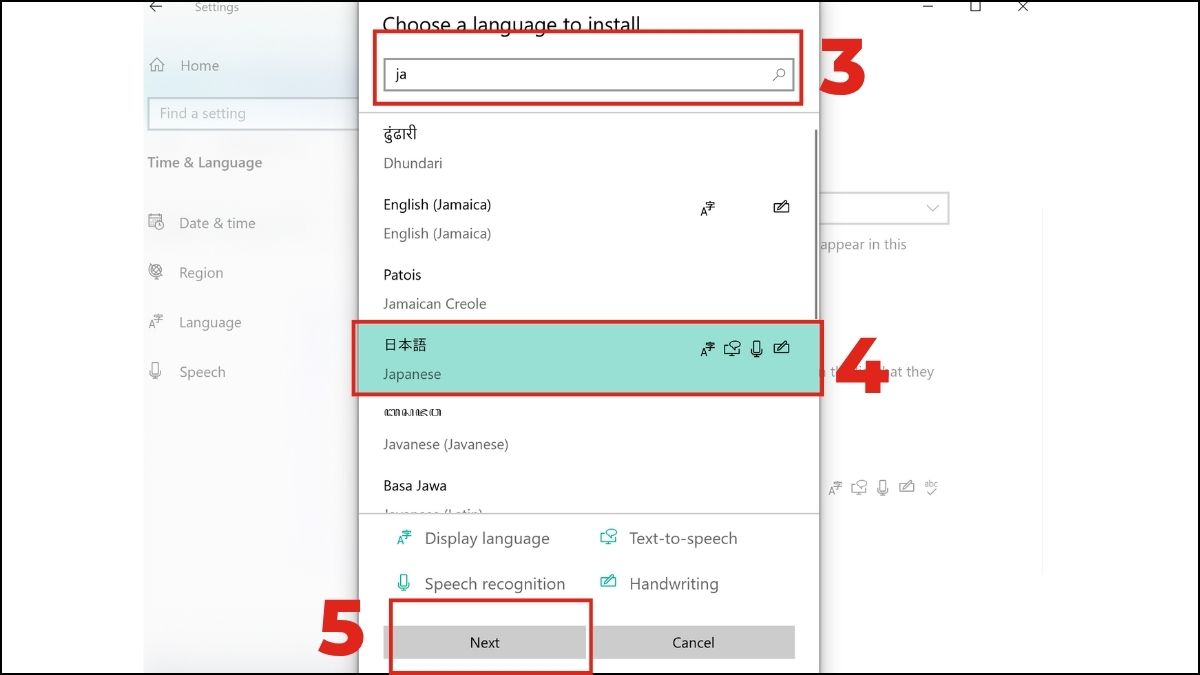 Cách cài đặt bộ gõ tiếng Nhật trên máy tính bước 3