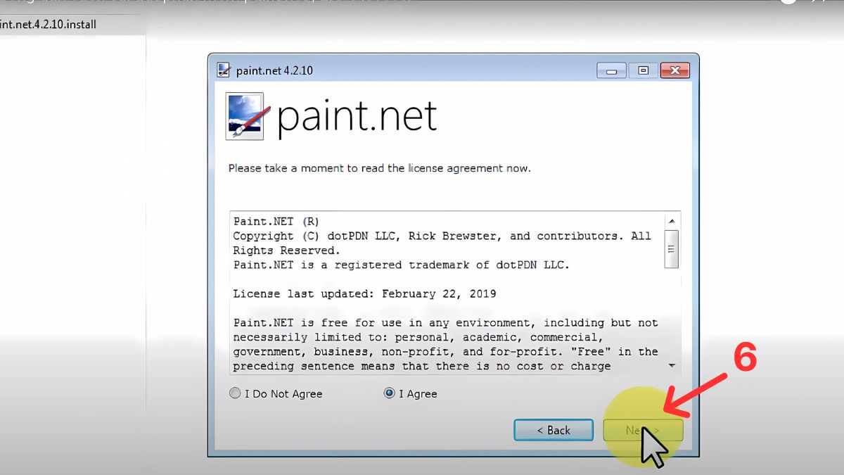 Hướng dẫn tải và cài đặt phần mềm Paint NET - bước 4