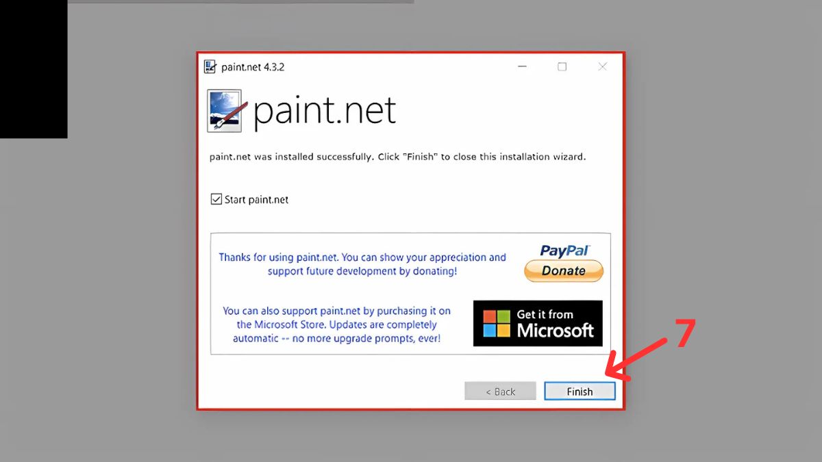Hướng dẫn tải và cài đặt phần mềm Paint NET - bước 5