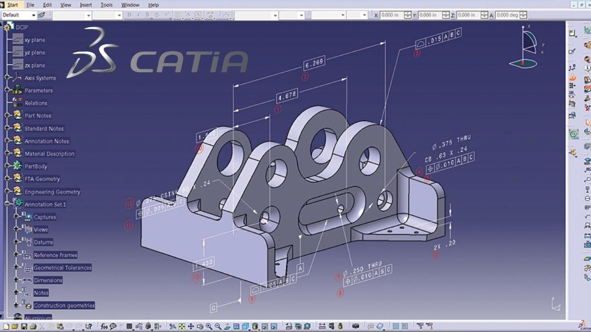 phần mềm vẽ kỹ thuật - CATIA