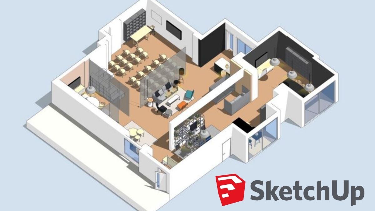 phần mềm vẽ kỹ thuật - SketchUp