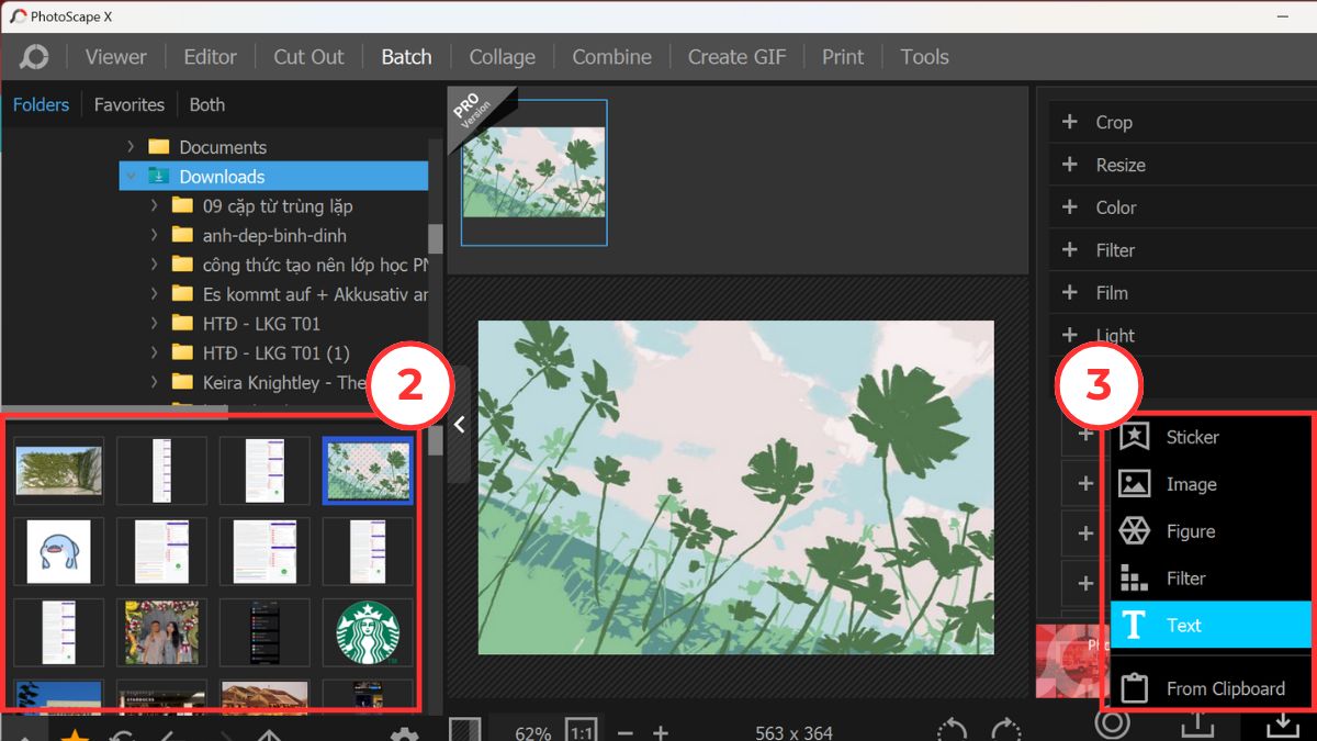 Hướng dẫn sử dụng PhotoScape để chèn logo - bước 2