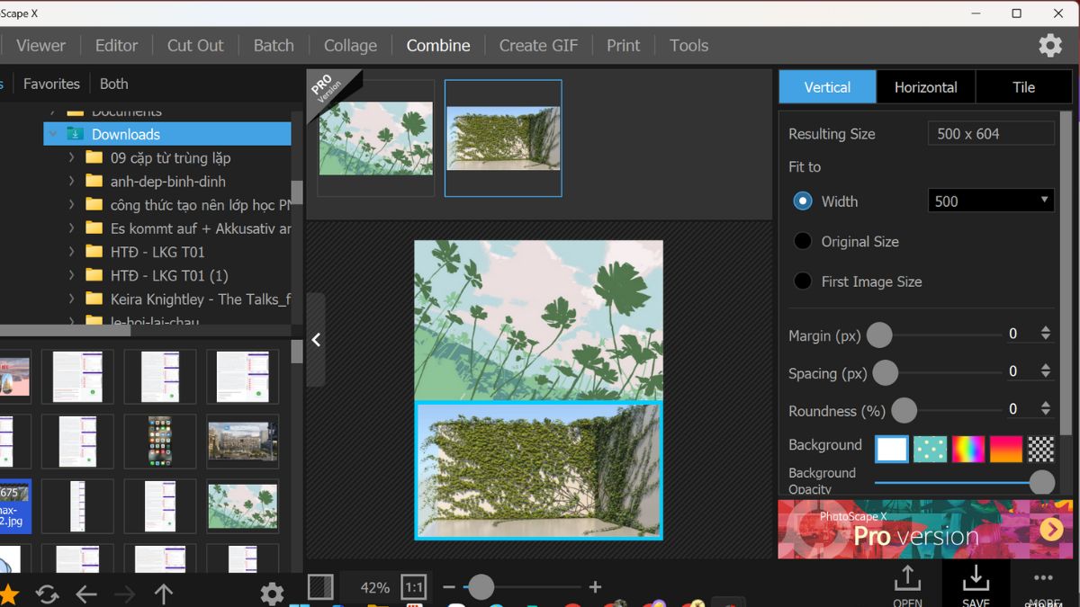 Hướng dẫn sử dụng PhotoScape để ghép nhiều ảnh - bước 3