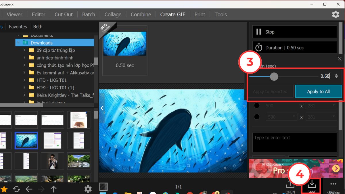Tạo ảnh động, ảnh gif - bước 3