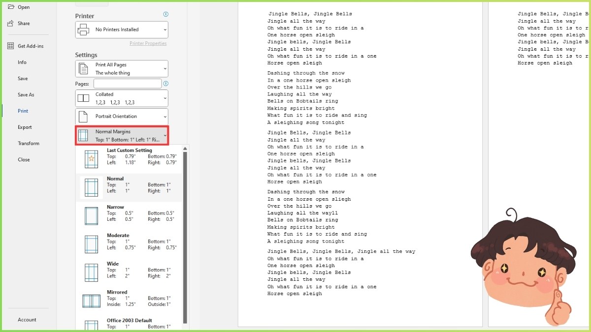 Mẹo tối ưu bản in qua Print Preview