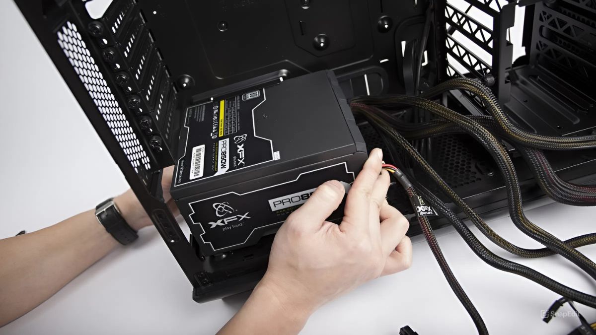 khắc phục quạt card màn hình không quay bằng thay PSU mới