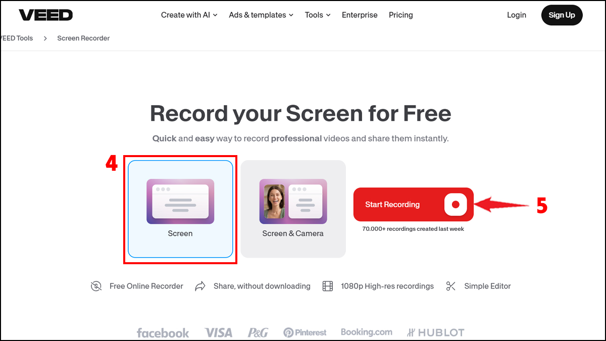 Cách sử dụng web quay time lapse trên máy tính bước 1 tiếp theo