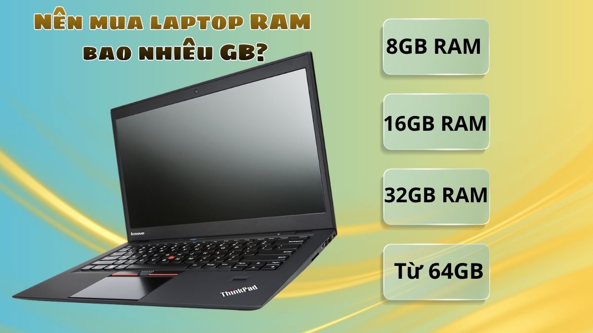 Nên mua laptop RAM bao nhiêu GB?