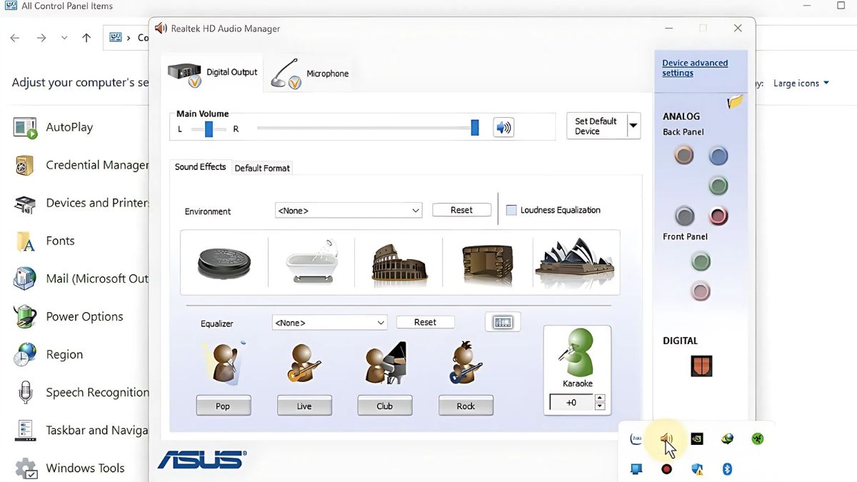 Realtek HD Audio Manager là gì?