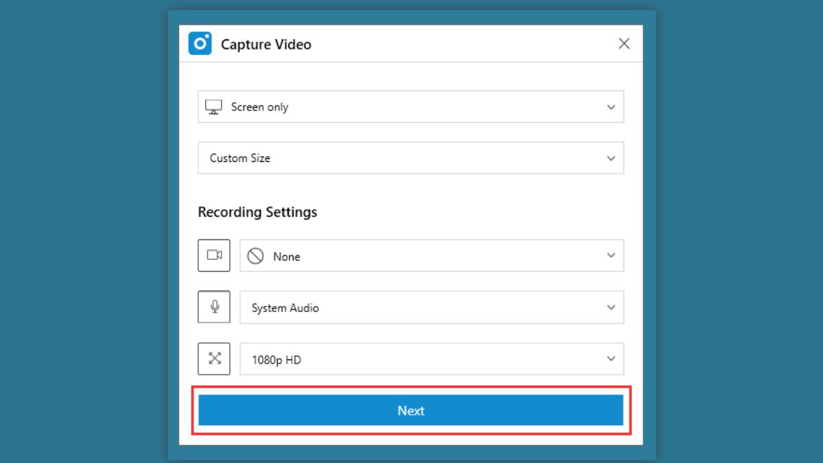 record màn hình máy tính bằng phần mềm MangoApps Recorder - bước 3