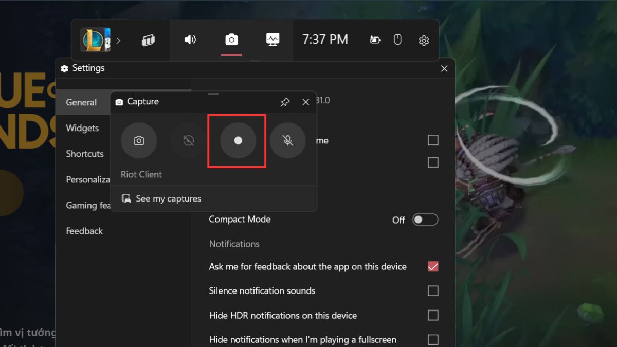 phương pháp record màn hình máy tính trực tiếp đối với windows - bước