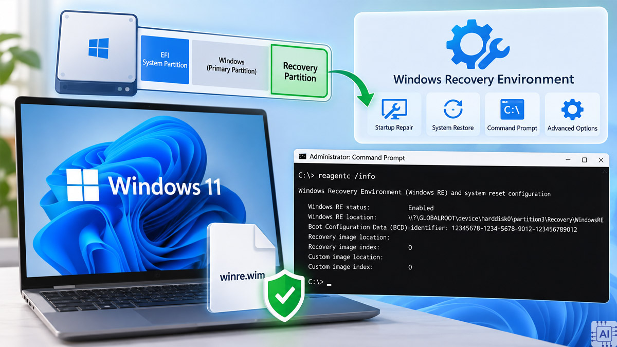 Phân loại Recovery Partition là gì