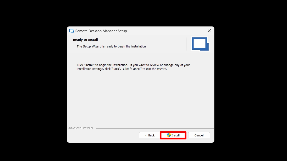 Hướng dẫn cách tải Remote Desktop Manager - bước 5