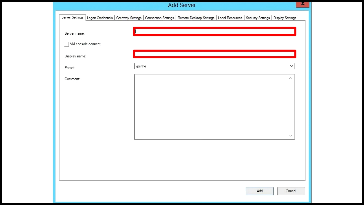 Cách quản lý nhiều VPS với Remote Desktop Manager - bước 3