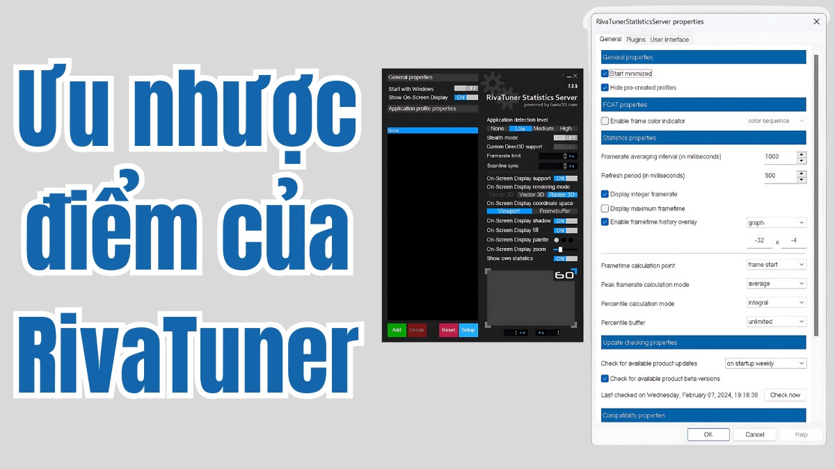 Ưu nhược điểm của RivaTuner