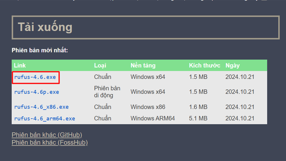 Cách cài Win bằng USB đã boot bằng Rufus - bước 1