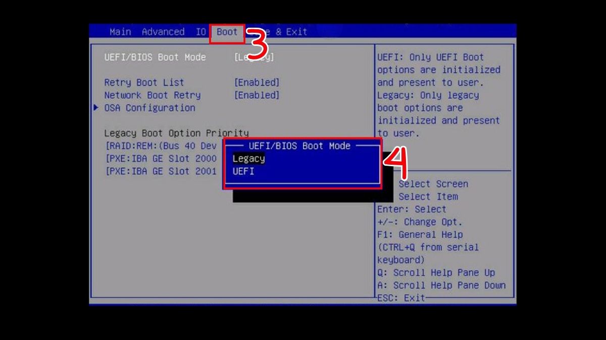 Cách sửa ổ cứng SSD không nhận bằng cấu hình lại cài đặt bước 2