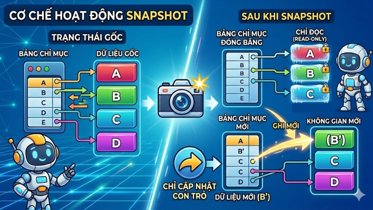 Snapshot là gì, hoạt động như thế nào?