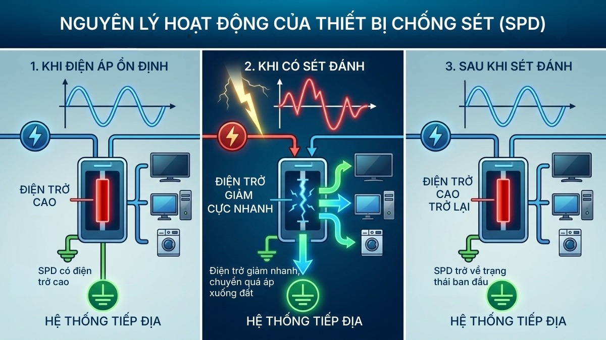 Cấu tạo và nguyên lý hoạt động của SPD là gì - nguyên lý hoạt động