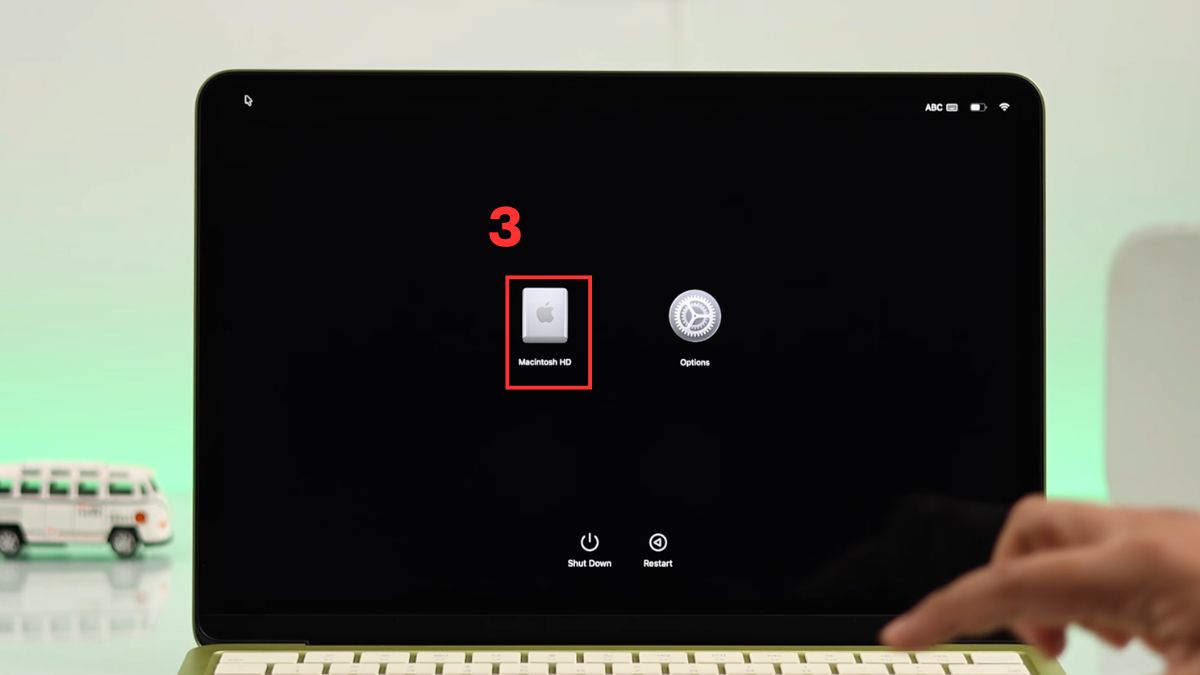 Hướng dẫn kiểm tra nhanh chóng trên máy mac bước 1 tiếp tục