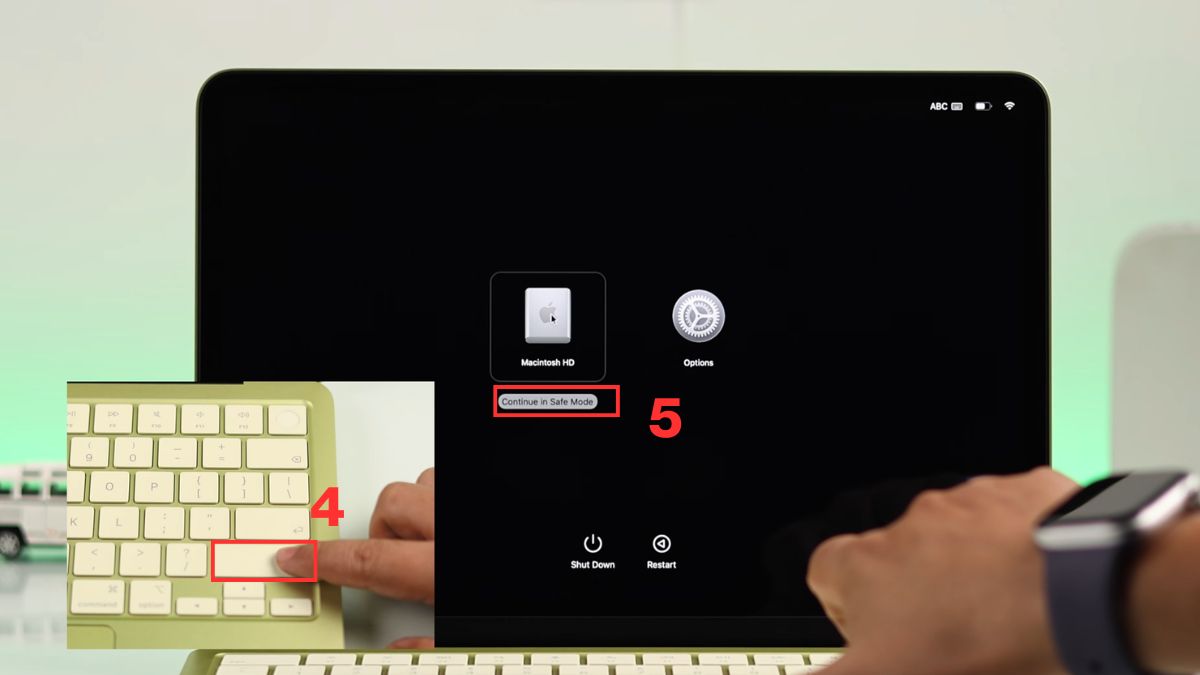 Hướng dẫn kiểm tra nhanh chóng trên máy mac bước 1 còn lại