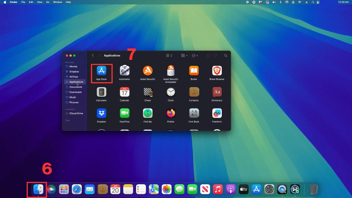 Hướng dẫn kiểm tra nhanh chóng trên máy mac bước 2