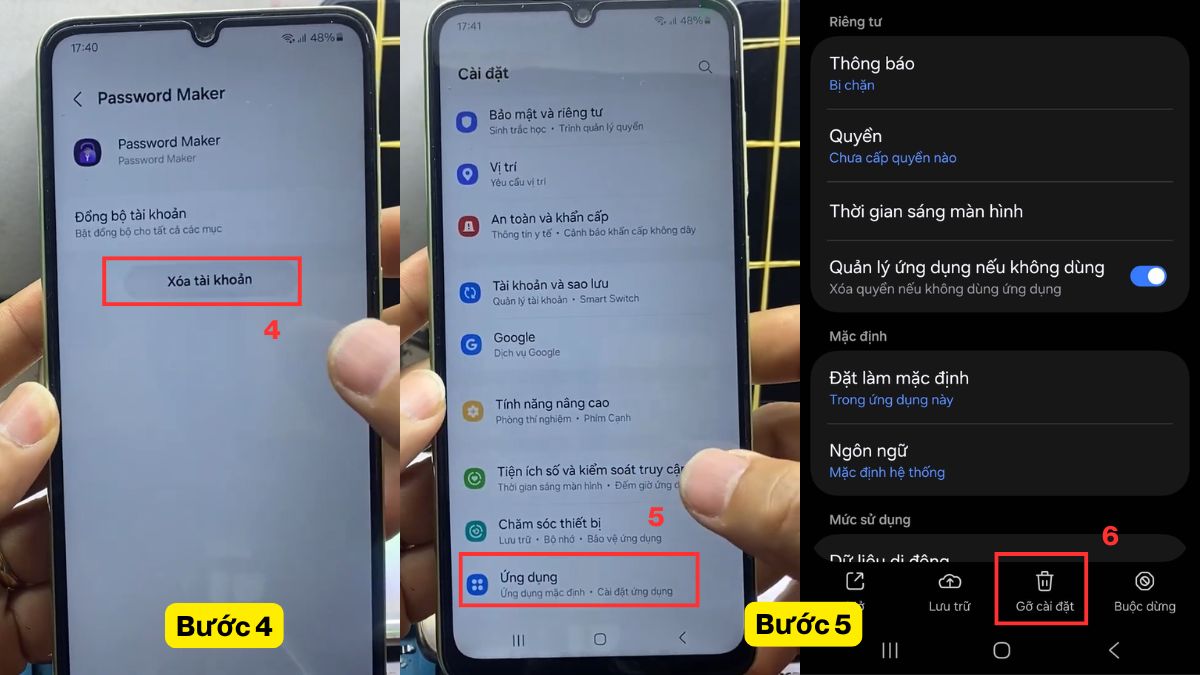 Hướng dẫn kiểm tra nhanh chóng trên android bước 4