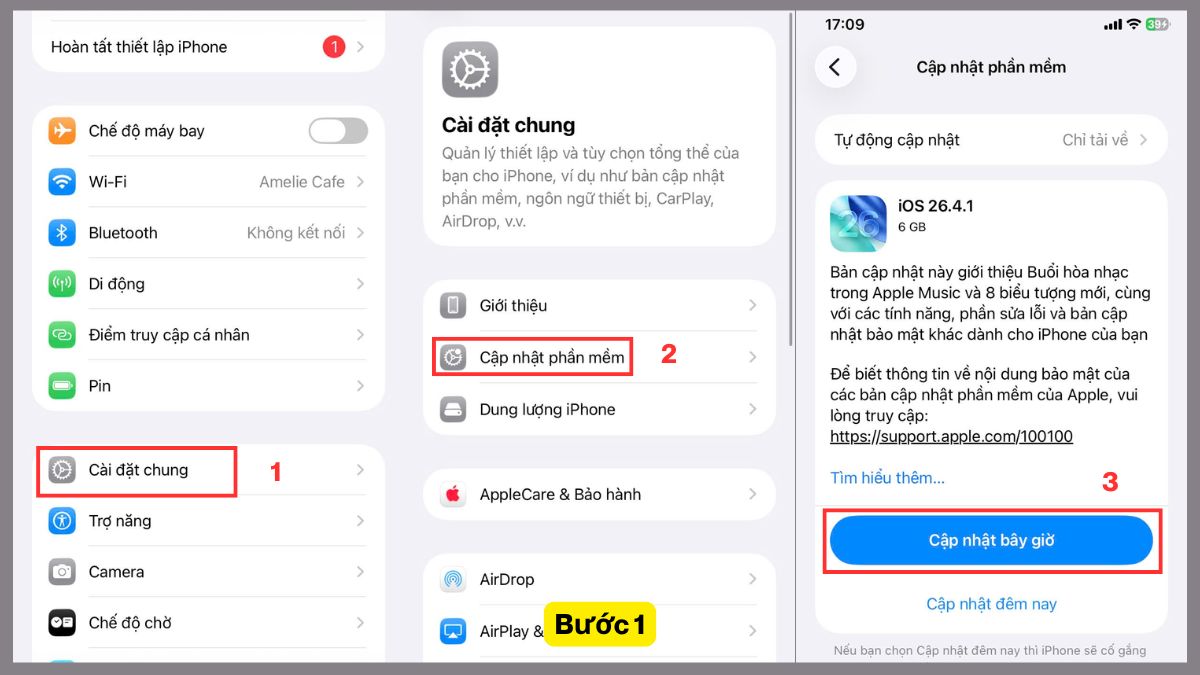 Hướng dẫn kiểm tra nhanh chóng trên ios bước 1