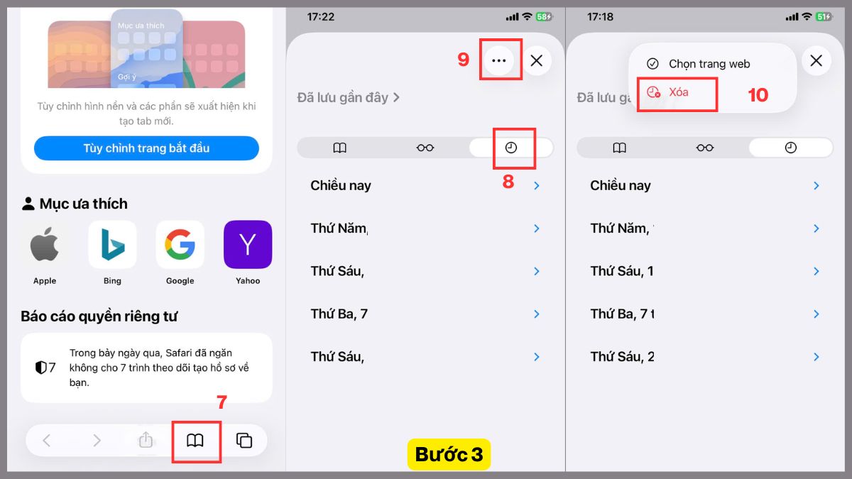 Hướng dẫn kiểm tra nhanh chóng trên ios bước 3