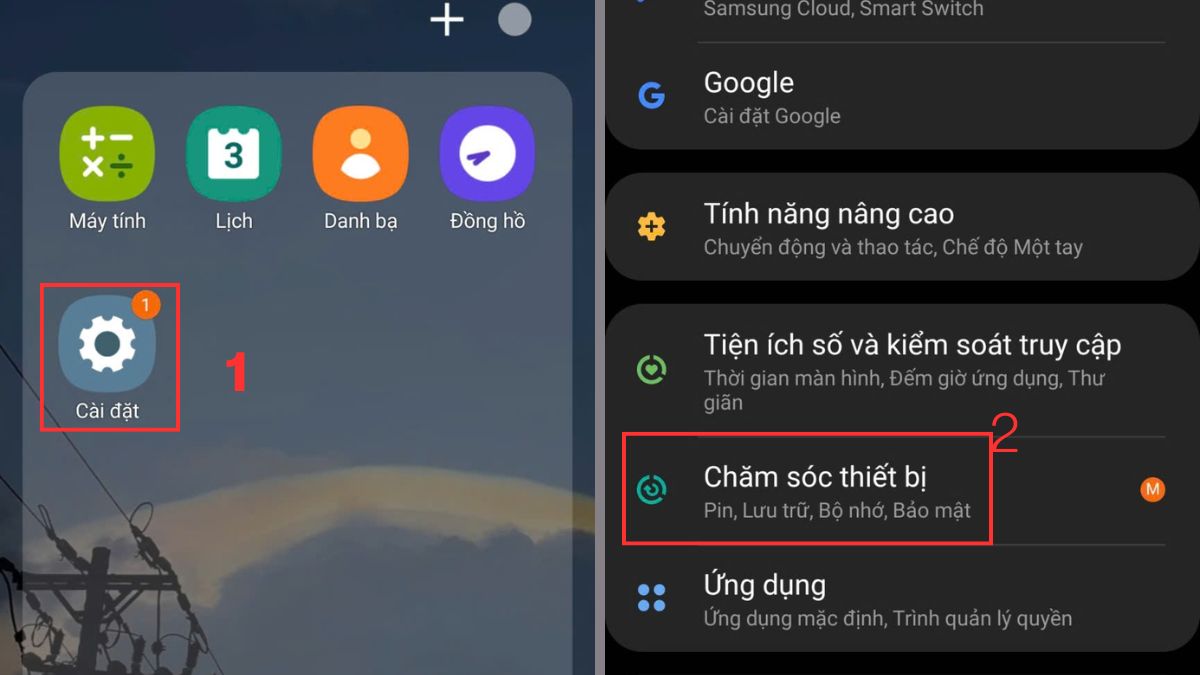 cách Xem mức sử dụng CPU / RAM trên android