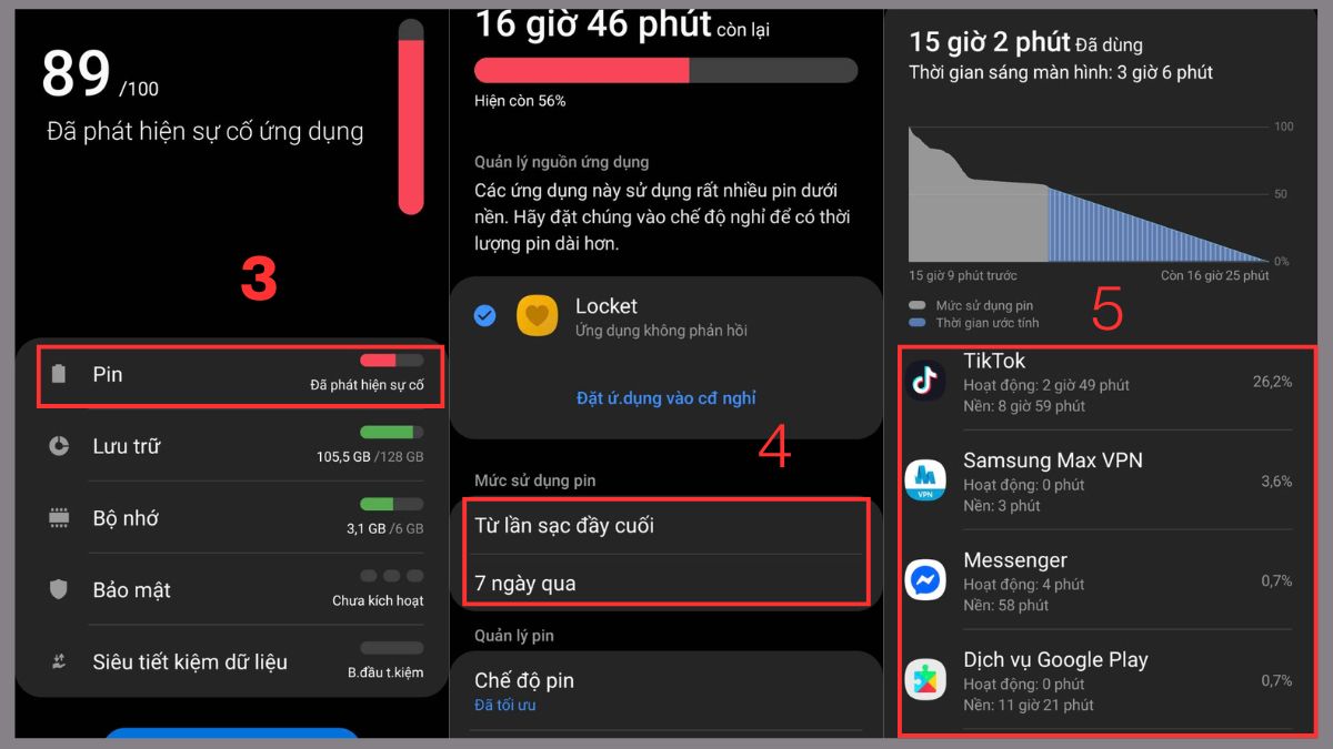 cách Xem mức sử dụng CPU / RAM trên android bước tiếp theo