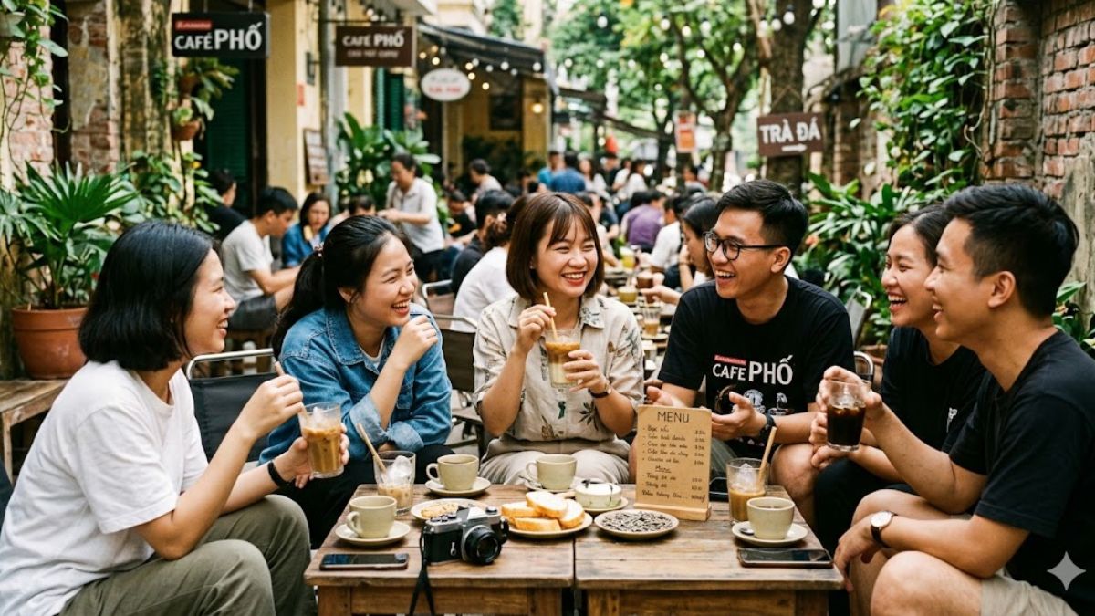 STT cafe cuối tuần cùng bạn bè