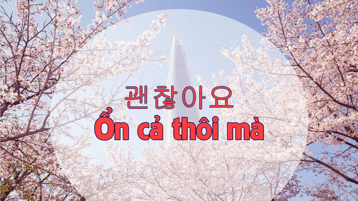 STT cuối tuần bằng tiếng Hàn ý nghĩa