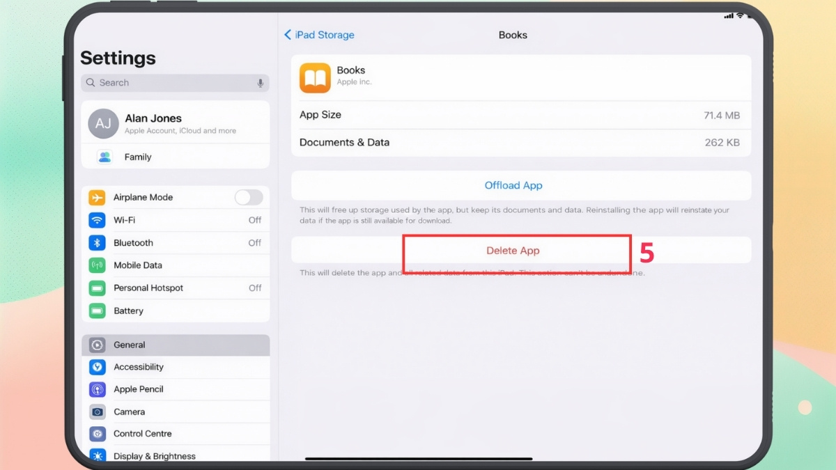 tăng tốc máy tính bảng iPadOS bằng cách dọn dẹp bộ nhớ bước 3