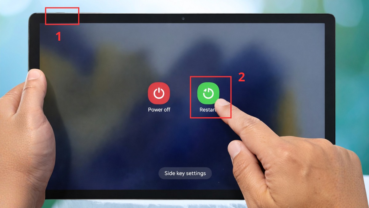 tăng tốc máy tính bảng Android bằng cách khởi động lại máy tính bảng