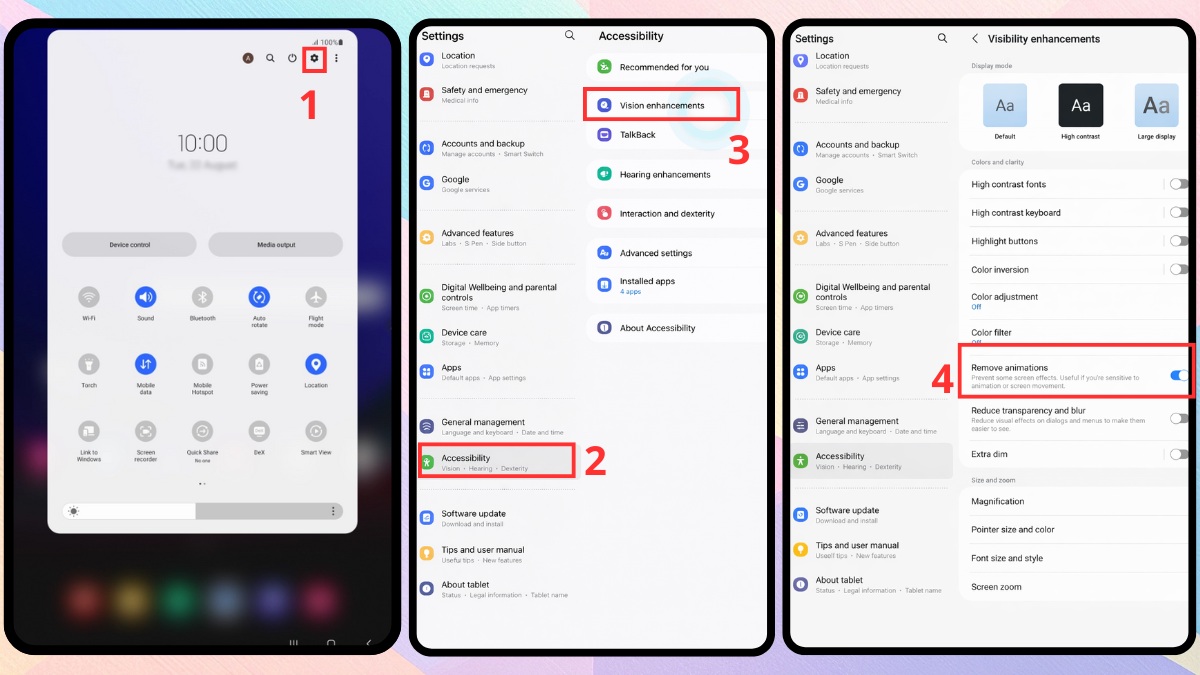 tăng tốc máy tính bảng Android bằng tắt hình ảnh động
