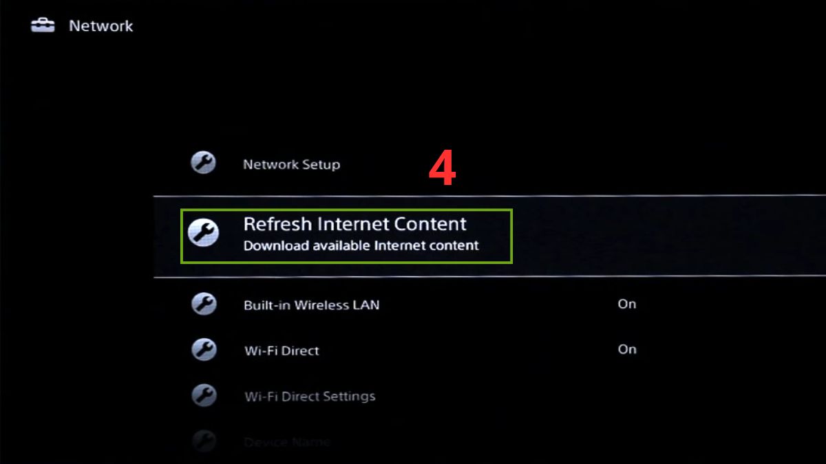 Làm mới nội dung trên Internet bước 3