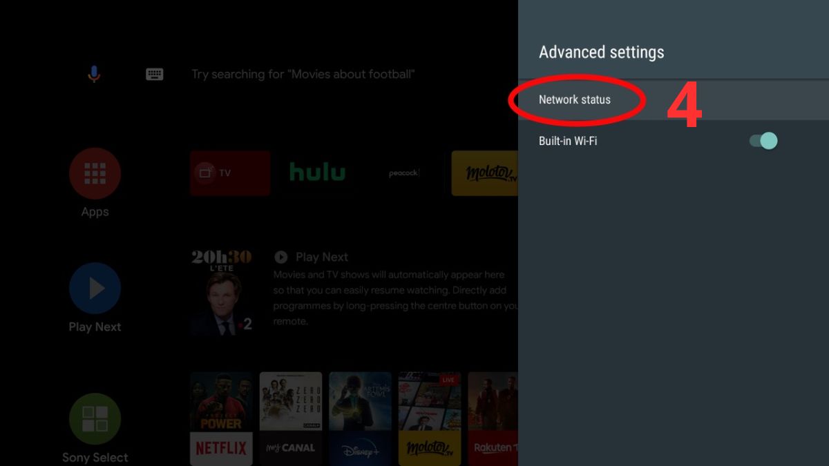 Thiết lập lại IP và DNS bước 1 còn lại