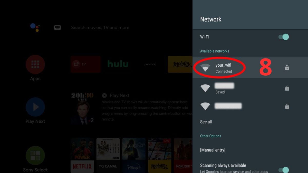 Thiết lập lại IP và DNS bước 2