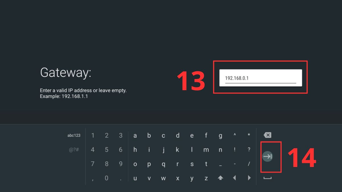 Thiết lập lại IP và DNS bước 3 còn lại