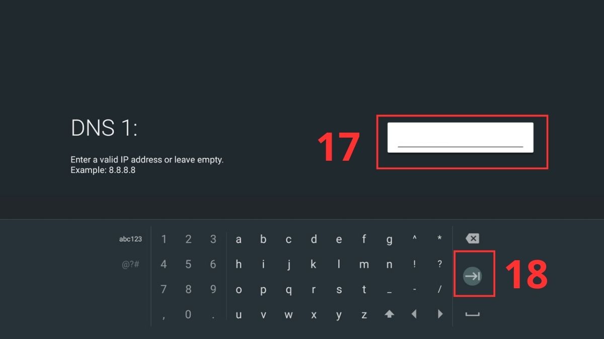 Thiết lập lại IP và DNS bước 3+