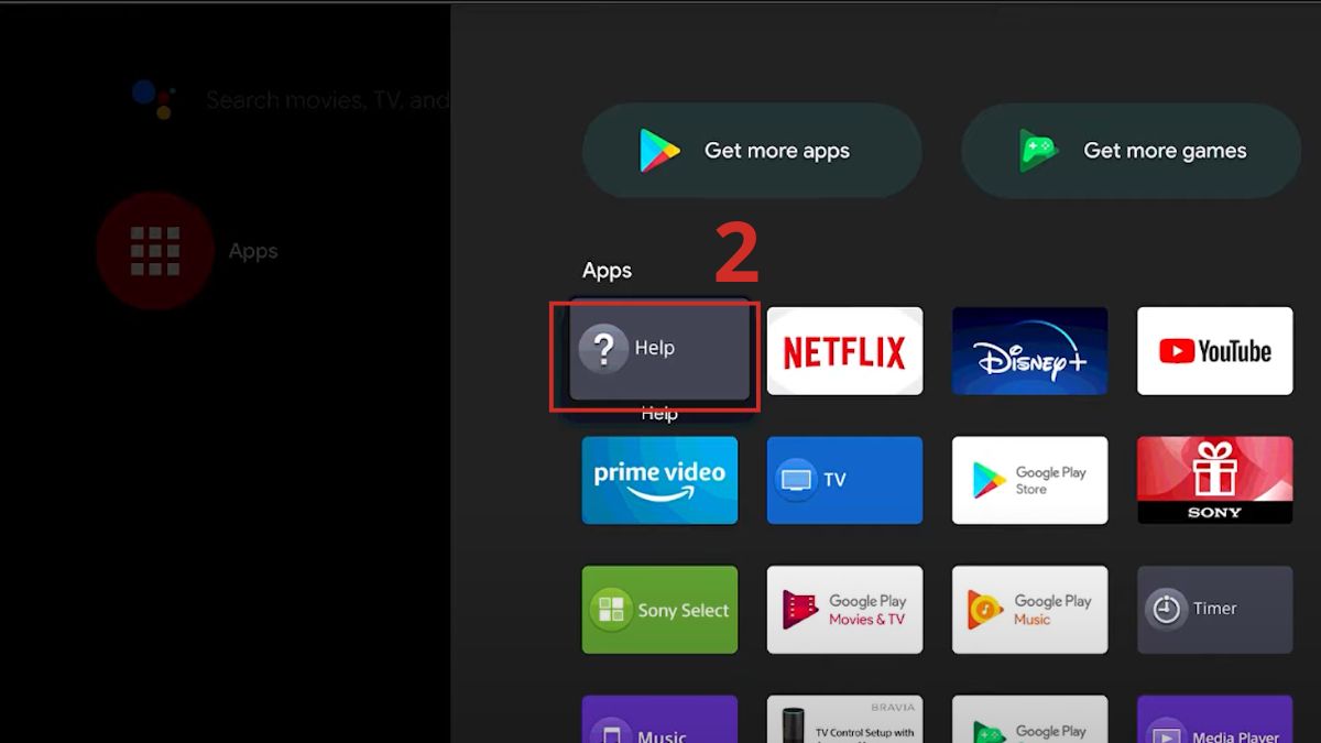 Cập nhật phần mềm mới cho tivi Sony bước 2