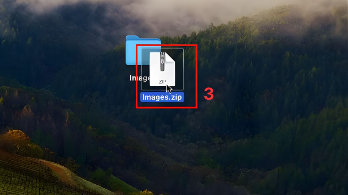 Cách tạo file ZIP trên máy tính Mac (macOS) bằng công cụ bước 3