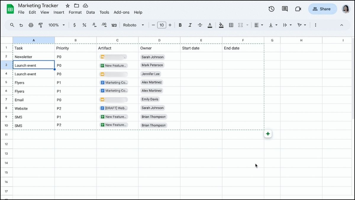 Tạo form nhập liệu trong Google Sheet là gì?