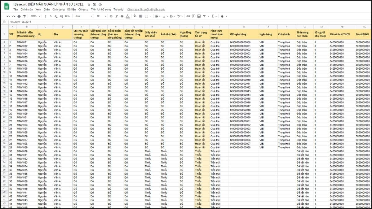 Trường hợp cần tạo form nhập liệu trong Google Sheet