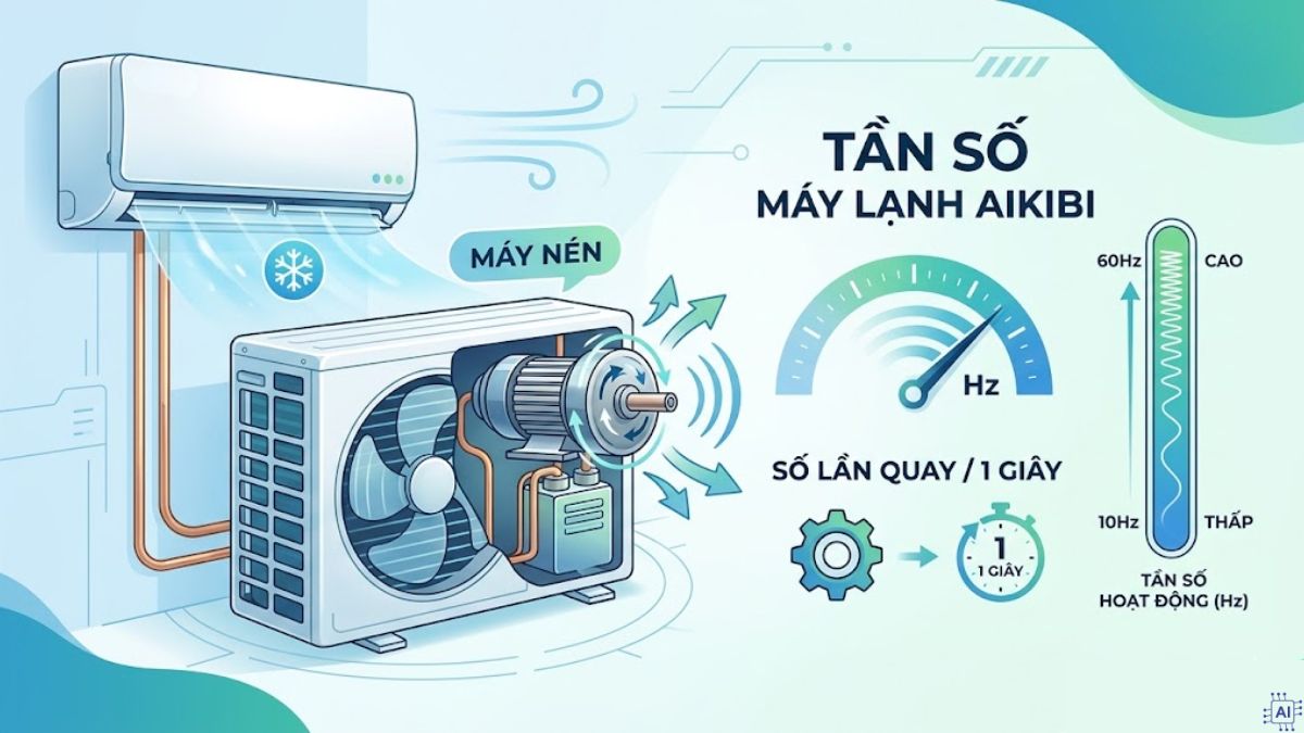Tần số máy lạnh Aikibi là gì?